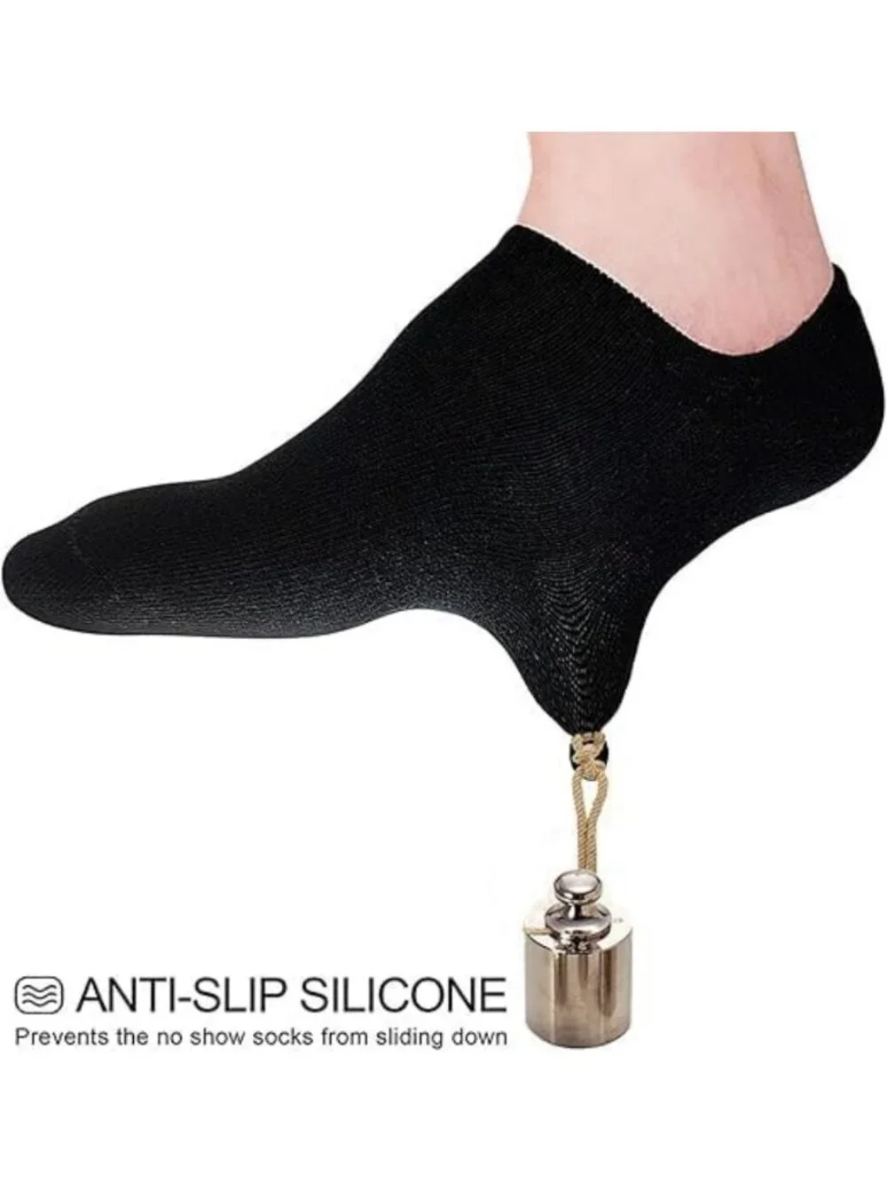 Non-Slip No Show Socks for Women - Low Cut Boat Socks, 4/8 Pairs, Comfortable